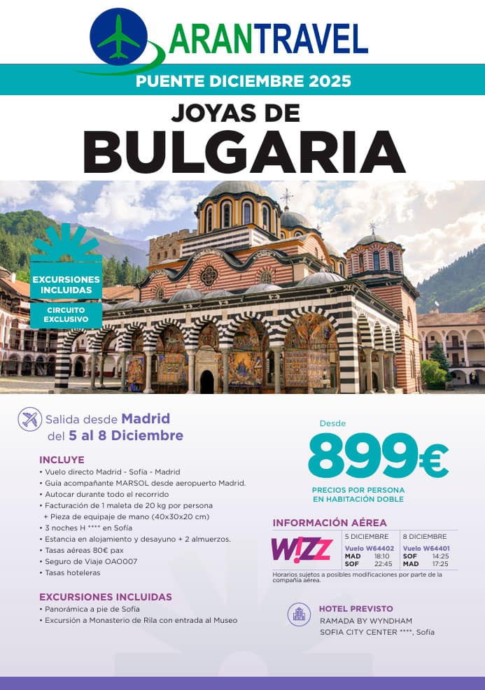 oferta viaje a Bulgaria oferta viaje a Bulgaria
