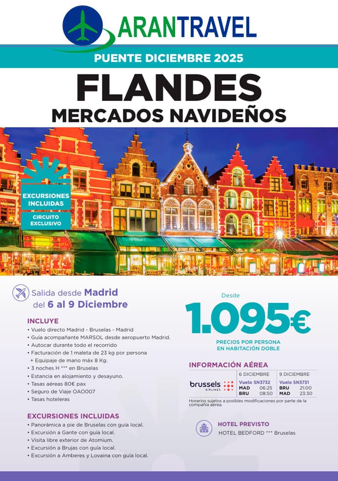 oferta viaje a Flandes oferta viaje a Flandes